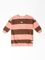 GEN Pink Stripe Sweat Dress - Image 1 of 1