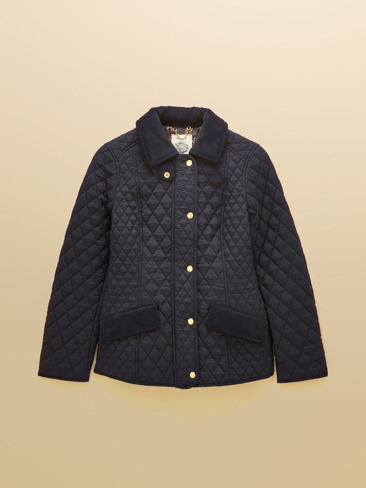 Joules Highclere wasserfeste Steppjacke mit Rautenmuster - Bild 10 von 10 Joules Highclere wasserfeste Steppjacke mit Rautenmuster - Bild 10 von 10