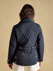 Joules Highclere wasserfeste Steppjacke mit Rautenmuster - Bild 2 von 10