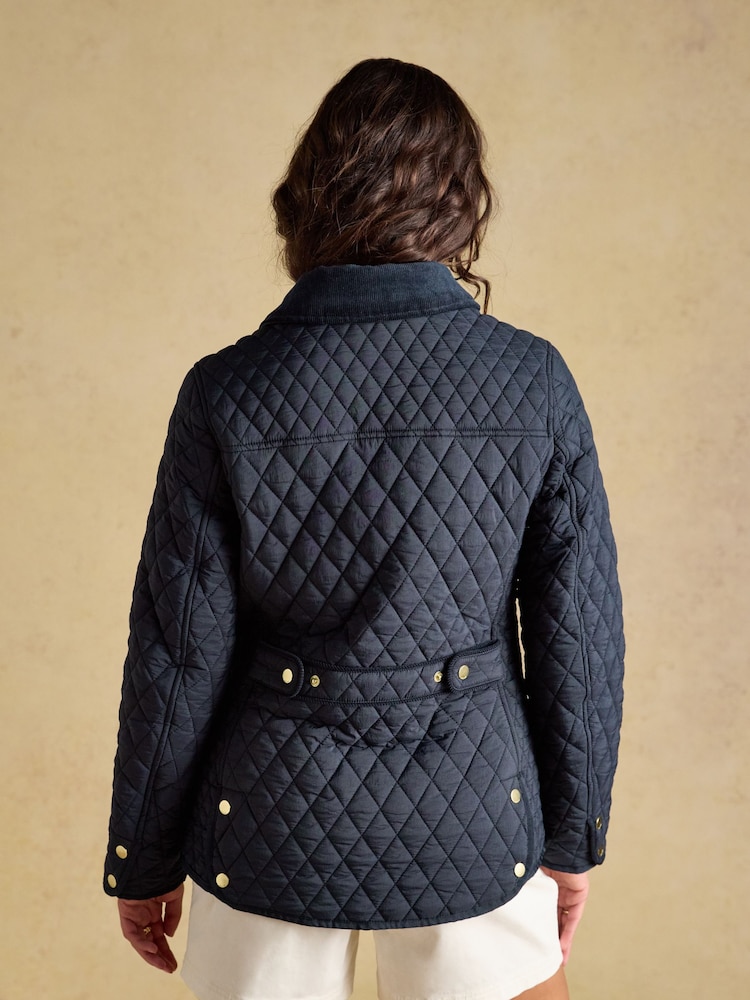 Joules Highclere wasserfeste Steppjacke mit Rautenmuster - Bild 2 von 10 Joules Highclere wasserfeste Steppjacke mit Rautenmuster - Bild 2 von 10