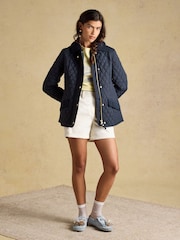 Joules Highclere wasserfeste Steppjacke mit Rautenmuster - Bild 3 von 10