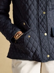 Joules Highclere wasserfeste Steppjacke mit Rautenmuster - Bild 4 von 10