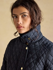 Joules Highclere wasserfeste Steppjacke mit Rautenmuster - Bild 5 von 10