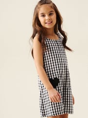 Angel & Rocket Black Delilah Gingham Dungaree - Image 3 of 6