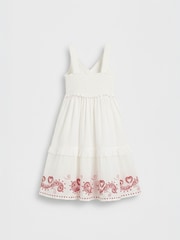Angel & Rocket Cream Everlyn Embroidered Frill Dress - Image 7 of 7