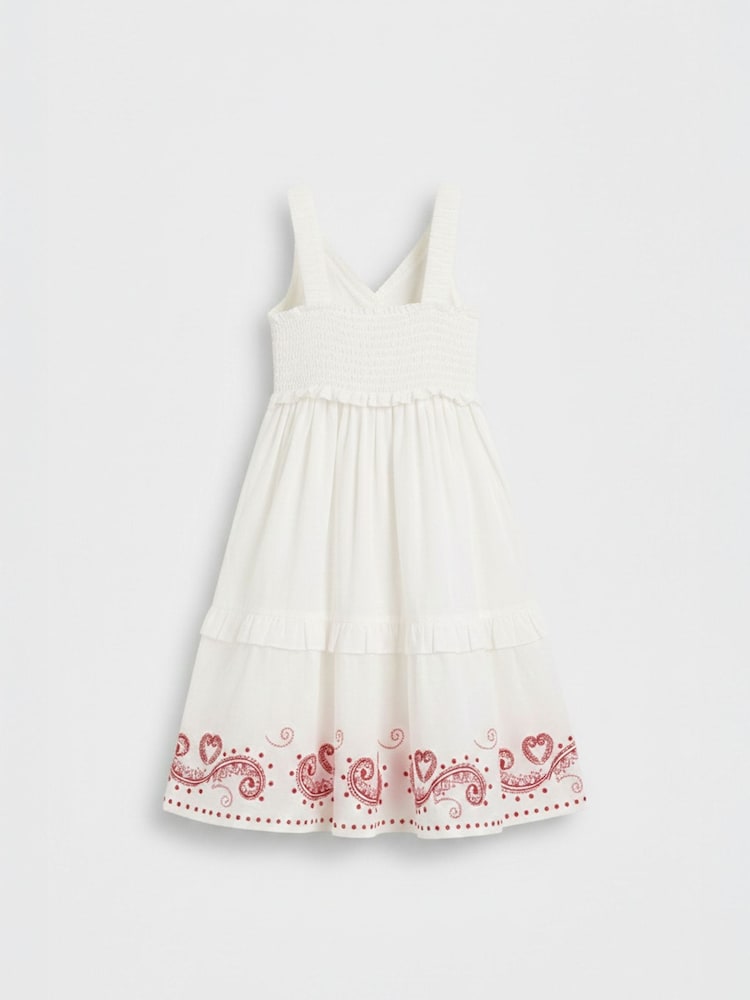 Angel & Rocket Cream Everlyn Embroidered Frill Dress - Image 7 of 7