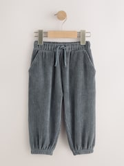 Blau - Cord-Jogginghose mit Bündchen (3M.–7J.) - Bild 4 von 7