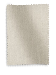 Set of 2 Relaxed Linen Look Pebble Natural Light Wood Leg Wolton Buttoned Collection Luxe Button Dining Chairs - Image 6 of 6