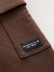 Chocolate Brown Skinny Utility Joggers (3mths-7yrs) - Image 4 of 4