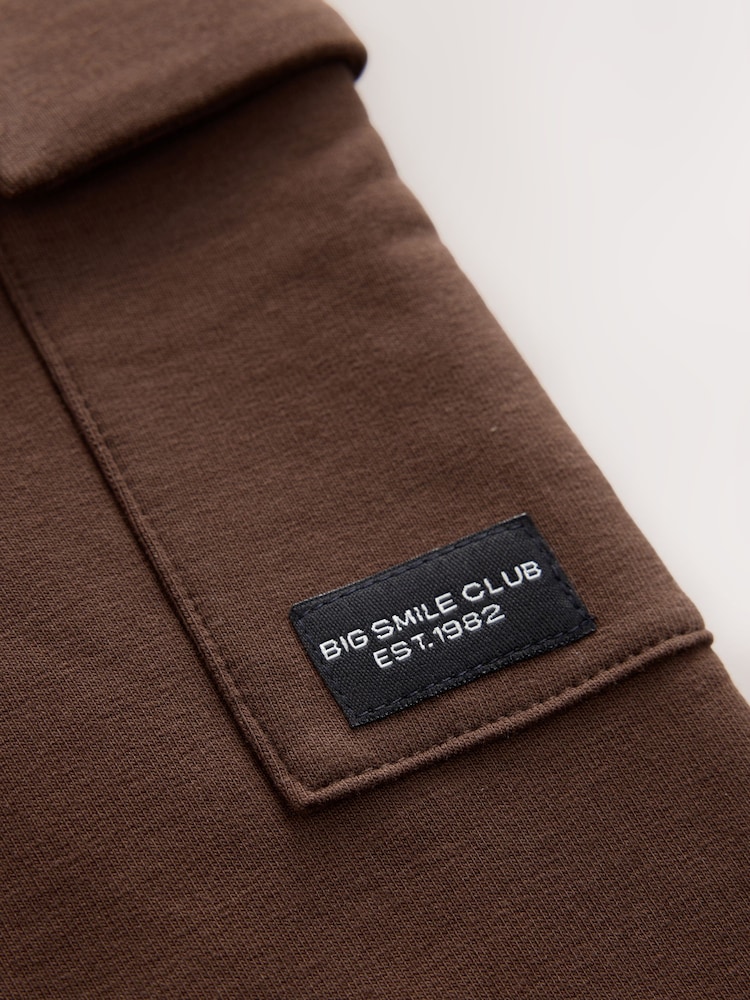 Chocolate Brown Skinny Utility Joggers (3mths-7yrs) - Image 4 of 4