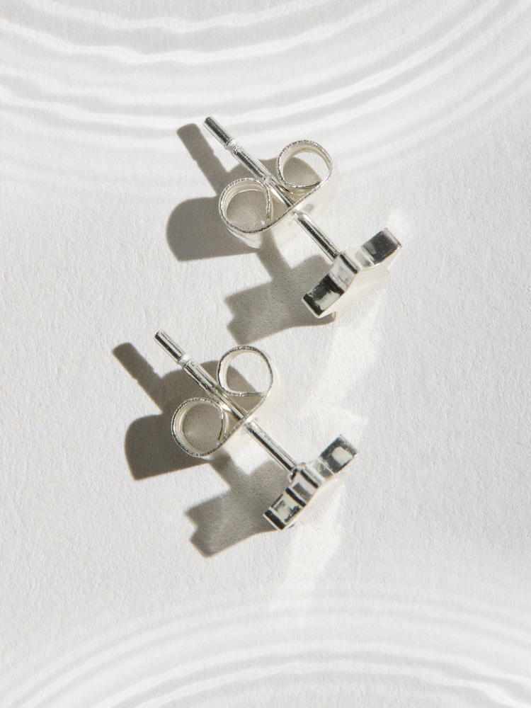 Sølvfarvet - Stainless Steel Waterproof Star Stud Earrings - Billede 3 af 3 Sølvfarvet - Stainless Steel Waterproof Star Stud Earrings - Billede 3 af 3