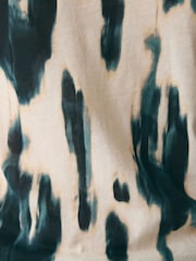 Jigsaw Cream Ikat Long Sleeve Jersey T-Shirt - Image 6 of 6