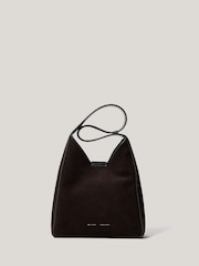 Jigsaw Brown Mini Heckfield Suede Tote Bag - Image 1 of 8