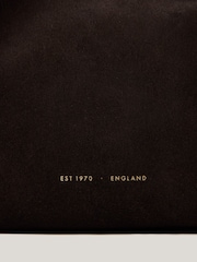 Jigsaw Brown Mini Heckfield Suede Tote Bag - Image 6 of 8