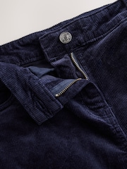 Azul marinho - Calças Bootcut de veludo cotelê com modal - Imagem 7 de 7