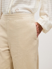 Ecru Barrel Leg Soft Cord Trousers - Image 5 of 5