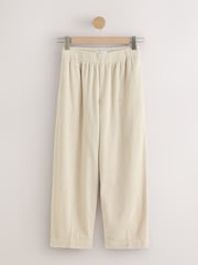 Ecru Barrel Leg Soft Cord Trousers - Image 6 of 8