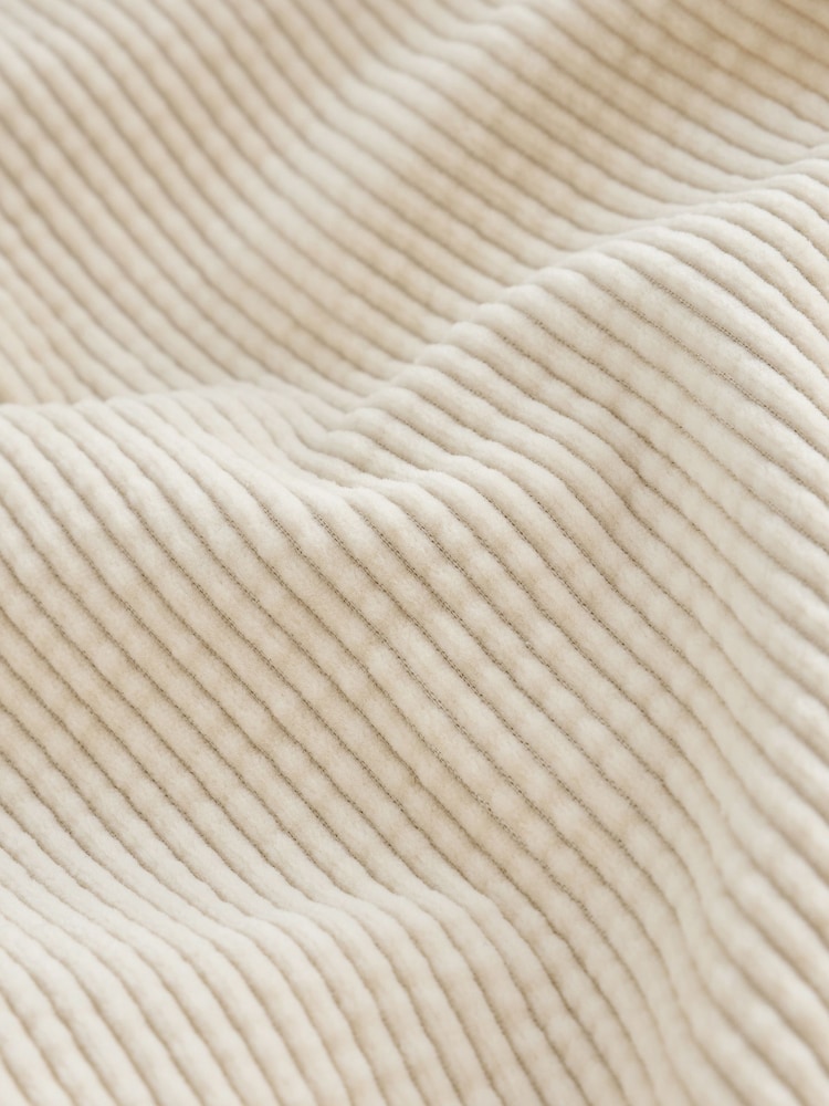Ecru Barrel Leg Soft Cord Trousers - Image 8 of 8 Ecru Barrel Leg Soft Cord Trousers - Image 8 of 8
