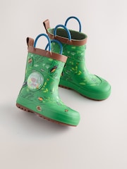 Green Forest Handle Pull On Wellies - Image 1 of 6