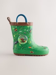 Green Forest Handle Pull On Wellies - Image 2 of 6