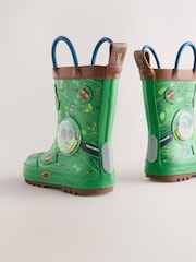 Green Forest Handle Pull On Wellies - Image 4 of 6