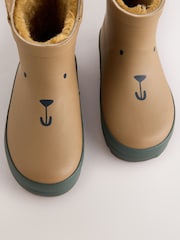Brown Bear Warm Lined Ankle Wellies - Image 3 of 5