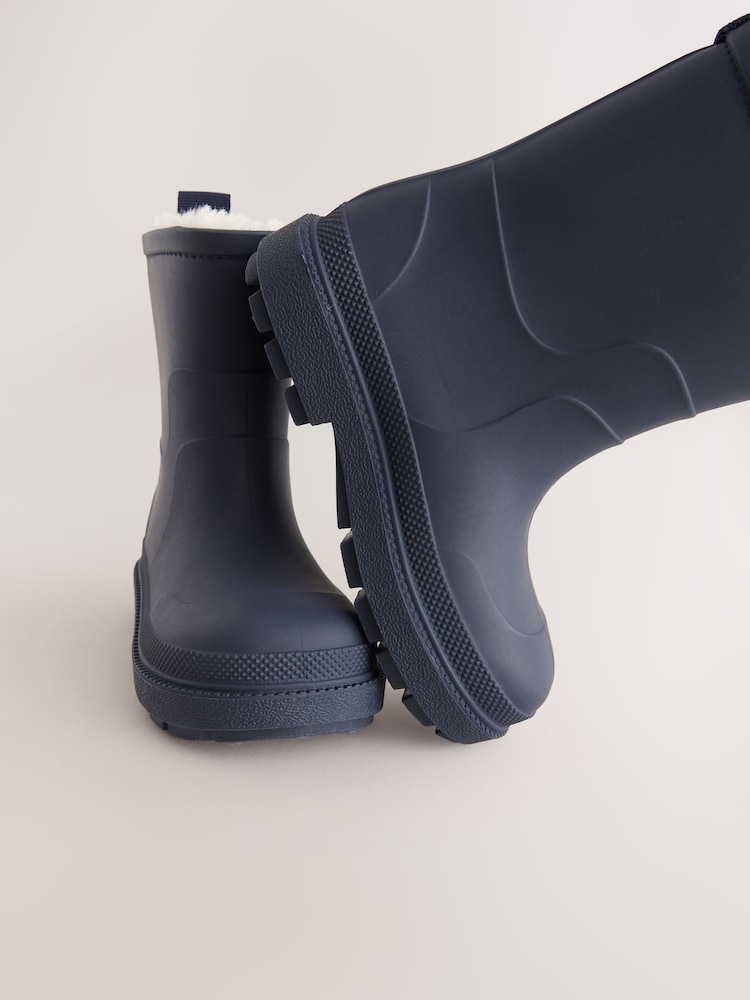 Navy Warm Lined Wellies - Image 1 of 4