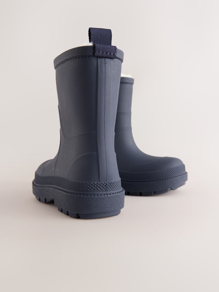 Navy Warm Lined Wellies - Image 4 of 4