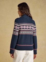 Joules Fair Isle Cotton Blend Knitted Jumper - 7суретінің 2 суреті