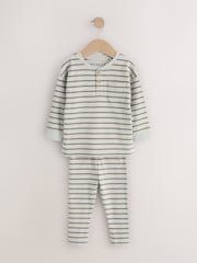 Blue/Grey/Maroon Snuggle Pyjamas 3 Pack (9mths-12yrs) - Image 5 of 11