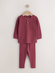Blue/Grey/Maroon Snuggle Pyjamas 3 Pack (9mths-12yrs) - Image 6 of 11