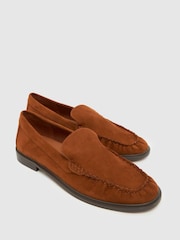 Schuh Brown Lorena Clean Ruched Loafer - Image 4 of 4