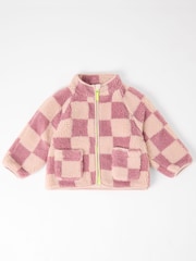 Roz - GEN Checkerboard Borg Jacket - Imaginea 1 din 1