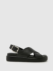 Schuh Black Tennessee Leather Sandal - Image 1 of 4