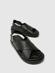 Schuh Black Tennessee Leather Sandal - Image 4 of 4
