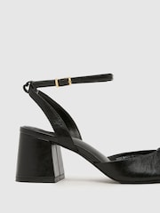 Schuh Black South Block Heel Sandal - Image 4 of 4