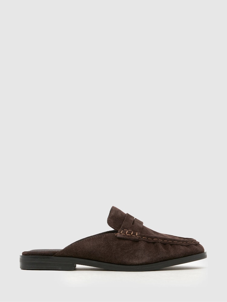 Schuh Leeds Suede Backless Loafer - תמונה 1 מתוך 4