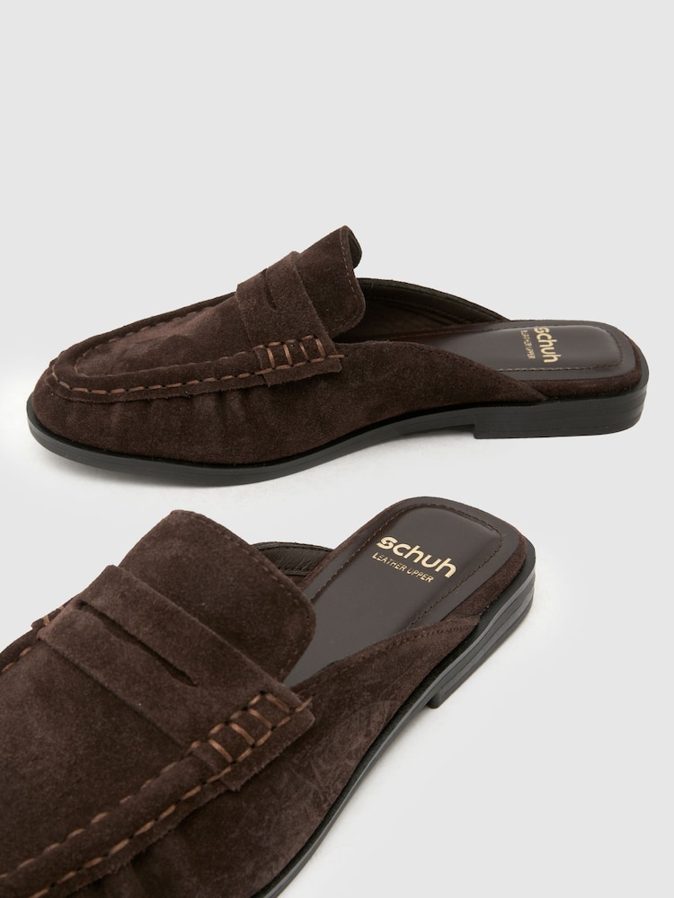 Schuh Leeds Suede Backless Loafer - תמונה 4 מתוך 4