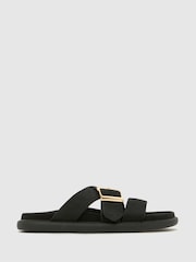 Schuh Black Tear Leather Footbed - Image 1 of 4