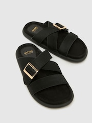 Schuh Black Tear Leather Footbed - Image 3 of 4