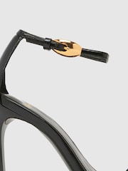 Schuh Black Stylish Point Heeled Sandal - Image 2 of 4