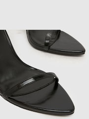 Schuh Black Stylish Point Heeled Sandal - Image 3 of 4