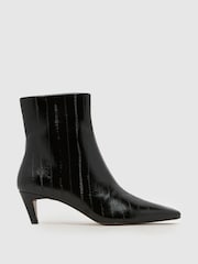 Schuh Black Brooklyn Kitten Heel Boot - Image 1 of 4