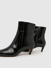 Schuh Black Brooklyn Kitten Heel Boot - Image 3 of 4