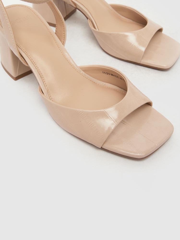 Schuh Natural South Block Heel Sandal - Image 2 of 4
