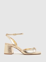 Schuh Gold South Block Heel Sandal - Image 1 of 4