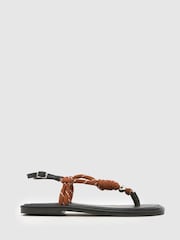 חום - Schuh סנדלי חבל, דגם Talisha - תמונה 1 מתוך 4