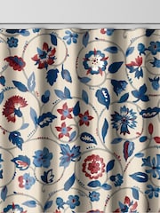 Land & Shore Blue Red Esther Made to Measure Curtain - Image 8 of 9
