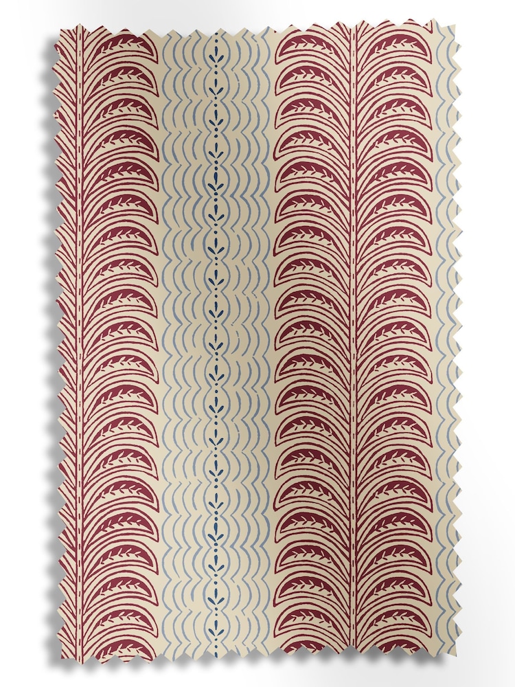 Land & Shore Red Blue Fintra Stripe Made to Measure - Image 6 of 6