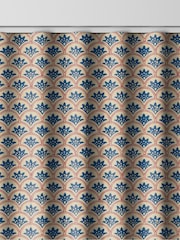 Land & Shore Blue Red Dawn Made to Measure Curtain - Image 8 of 9